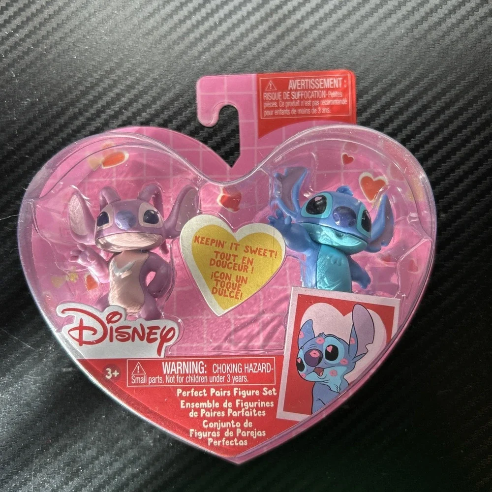 2024 - JustPlay Disney - STITCH & ANGEL - Perfect Pairs Figure - Valentine Set